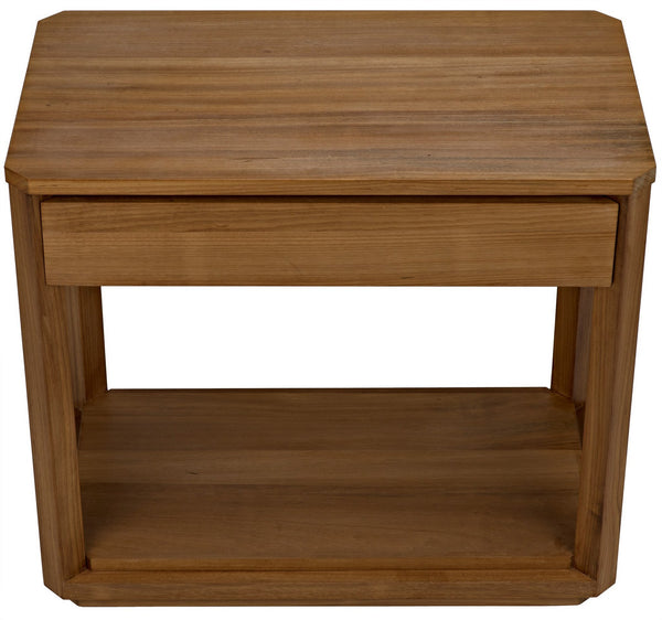 SL11 Side Table, Gold Teak