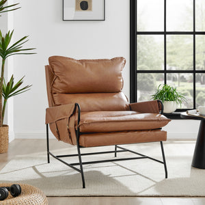 Thierry Accent Arm Chair In Vintage Cider