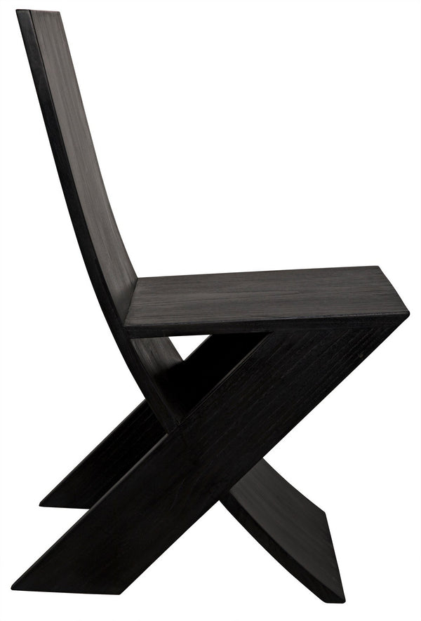 Tech Chair Sungkai/Mindi in Charcoal Black