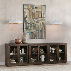 Bradley Solid Wood 6-Drawer Cabinet - Landmark Brown