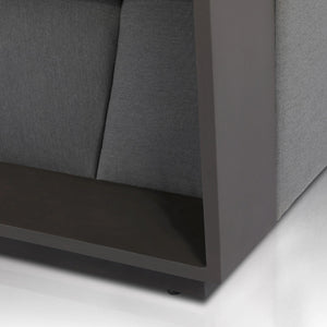 Branford Outdoor Metal Chair - Arashi Graphite