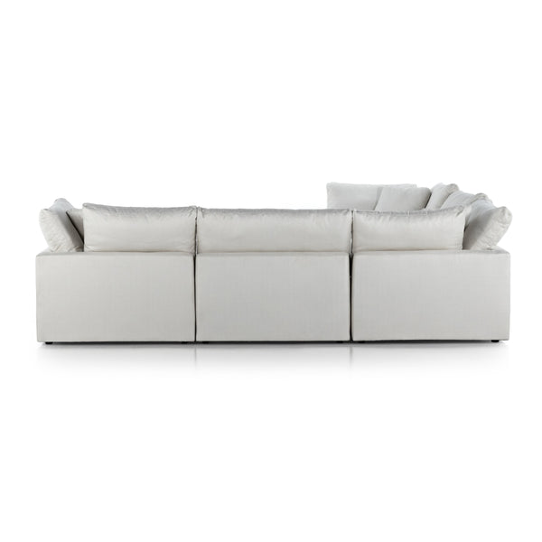 Stevie 5Pc Laf Sectional Sofa In Ivory