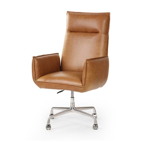 Lionel Desk Chair - Chaps Saddle