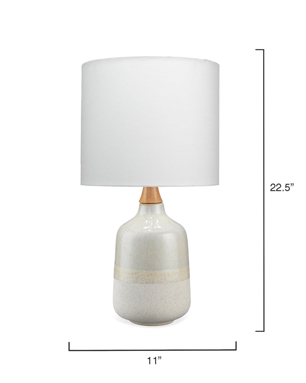 Alice Ceramic Table Lamp, Cream