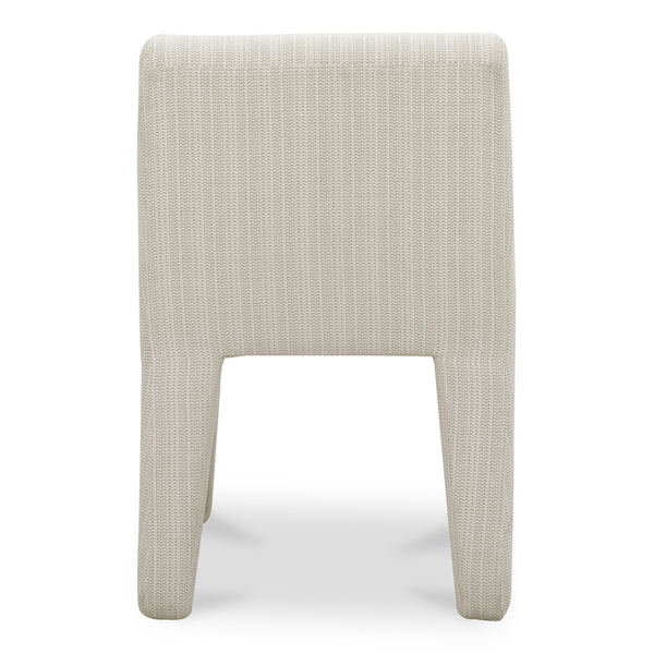 Moe's Verona Outdoor Dining Chair in Cream