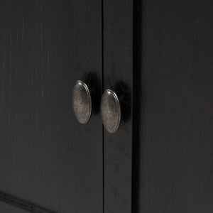 Toulouse Sideboard In Distressed Black Oak