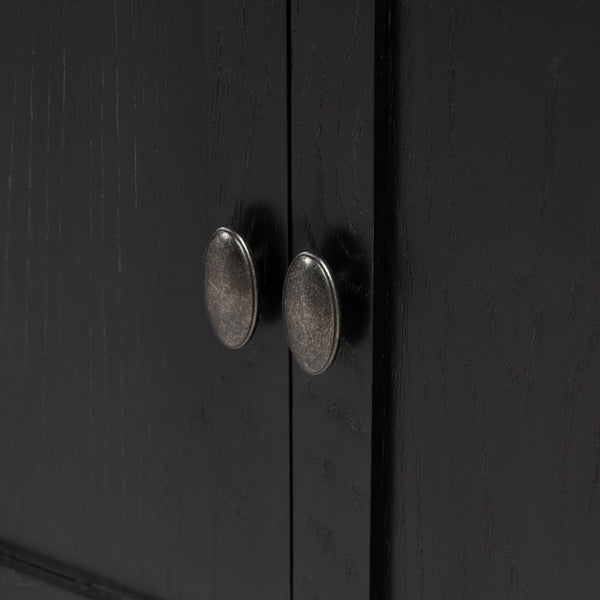 Toulouse Sideboard In Distressed Black Oak