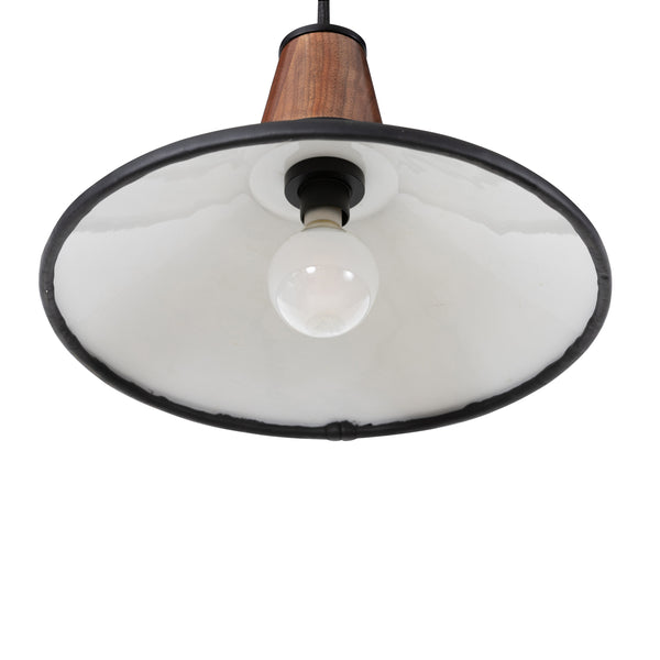 Cullen Pendant In Black Leather