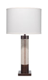 Sheridan Ox Hide Table Lamp with Linen Shade