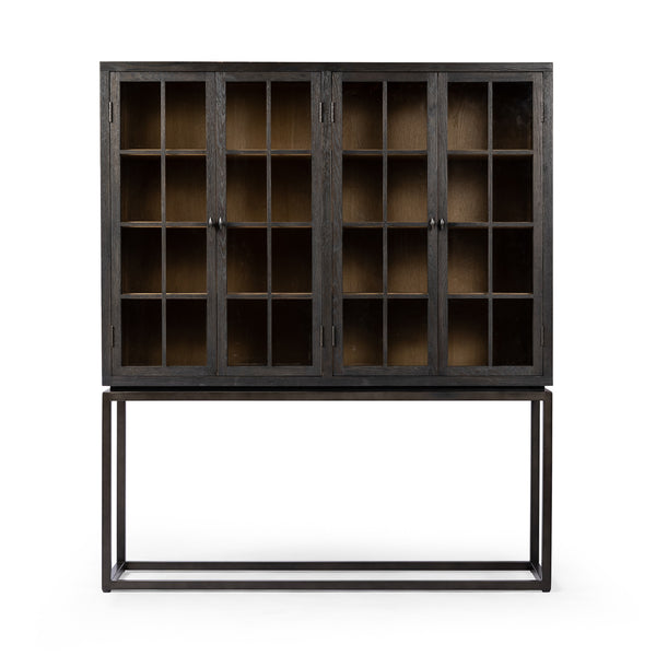 Palmer Cabinet in Charcoal Oak Veneer