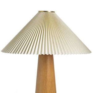 Nora Table Lamp In Light Oak