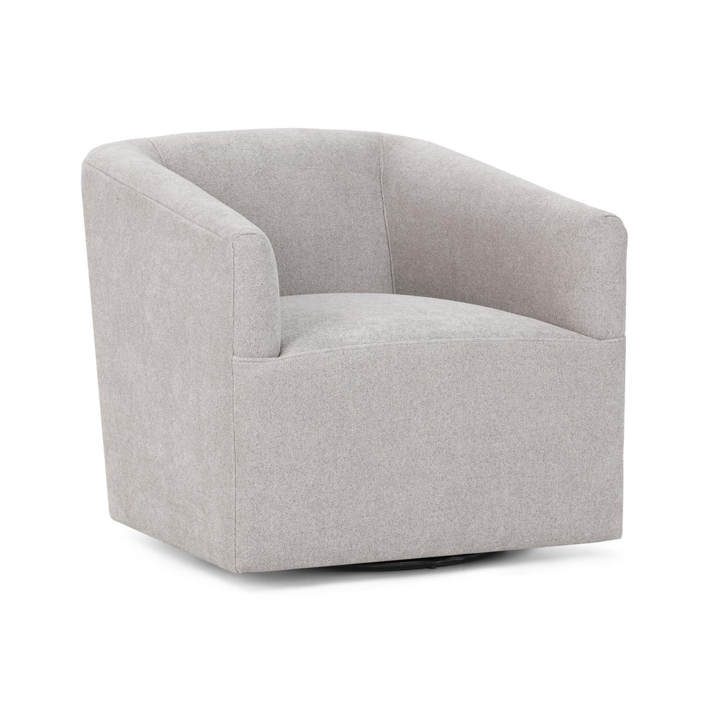 Vernon Swivel Chair in Elite-Gray with 360-Degree Swivel