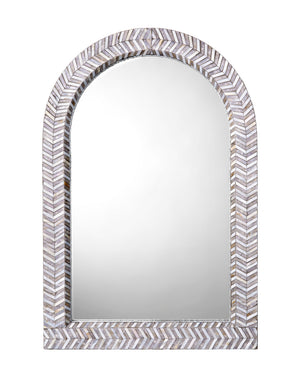 Beverly Mother of Pearl Arch Wall Mirror