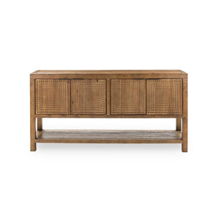 Osiris Solid Wood 4Dr Cabinet - Mission Brown