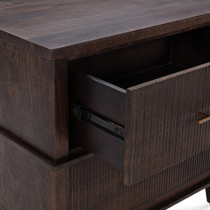 Westlake Solid Wood 2Dwr Nightstand - Kona Brown