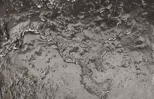 Slate E Pedestal, Liquid Silver