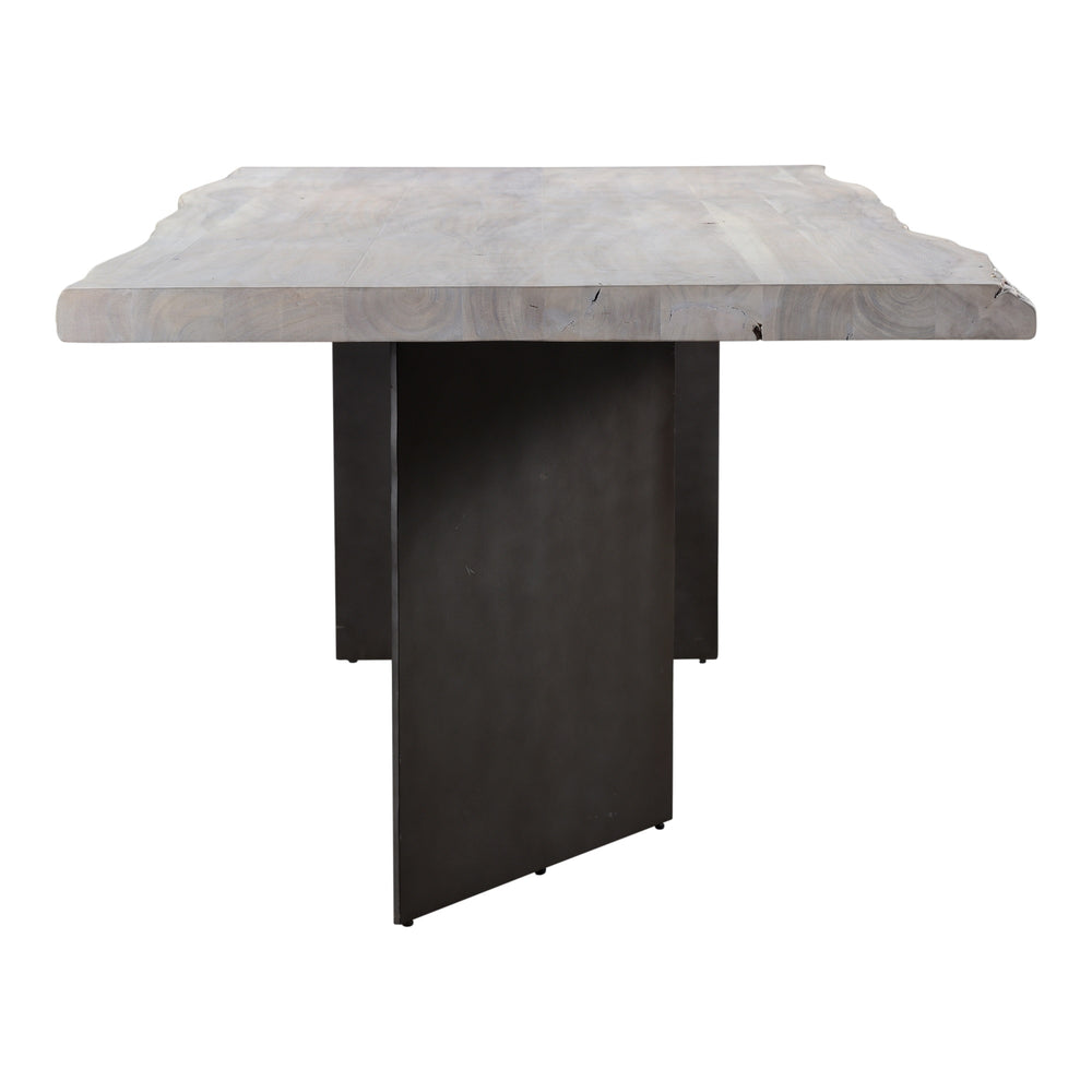 Evans Dining Table in White Acacia Wood