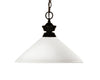 Chance/Aztec 1 Light Pendant in Bronze Finish