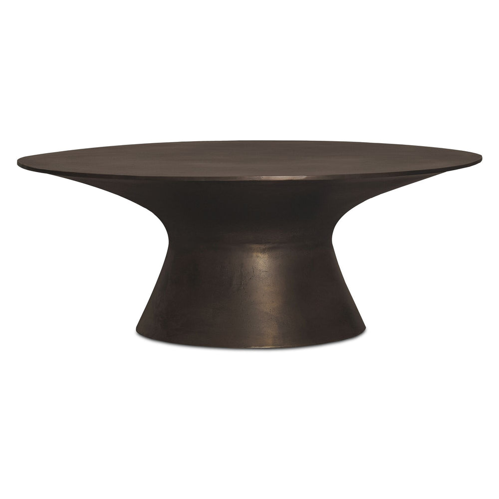 Moe's Bardo Outdoor Coffee Table in Deep Bronze