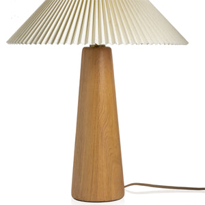 Nora Table Lamp In Light Oak