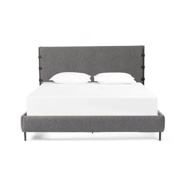 Anderson Bed In Knoll Charcoal In King