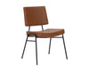 BRINLEY DINING CHAIR - BLACK - HAZELNUT