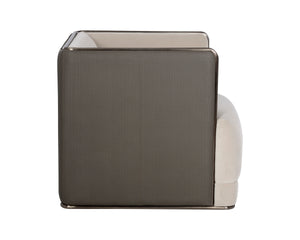 SIERRA ARMCHAIR - MEG TAUPE / PORCINI TAUPE