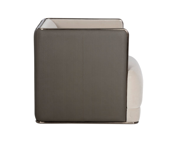 SIERRA ARMCHAIR - MEG TAUPE / PORCINI TAUPE