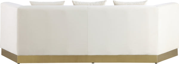 Dianna Sofa In Cream Velvet