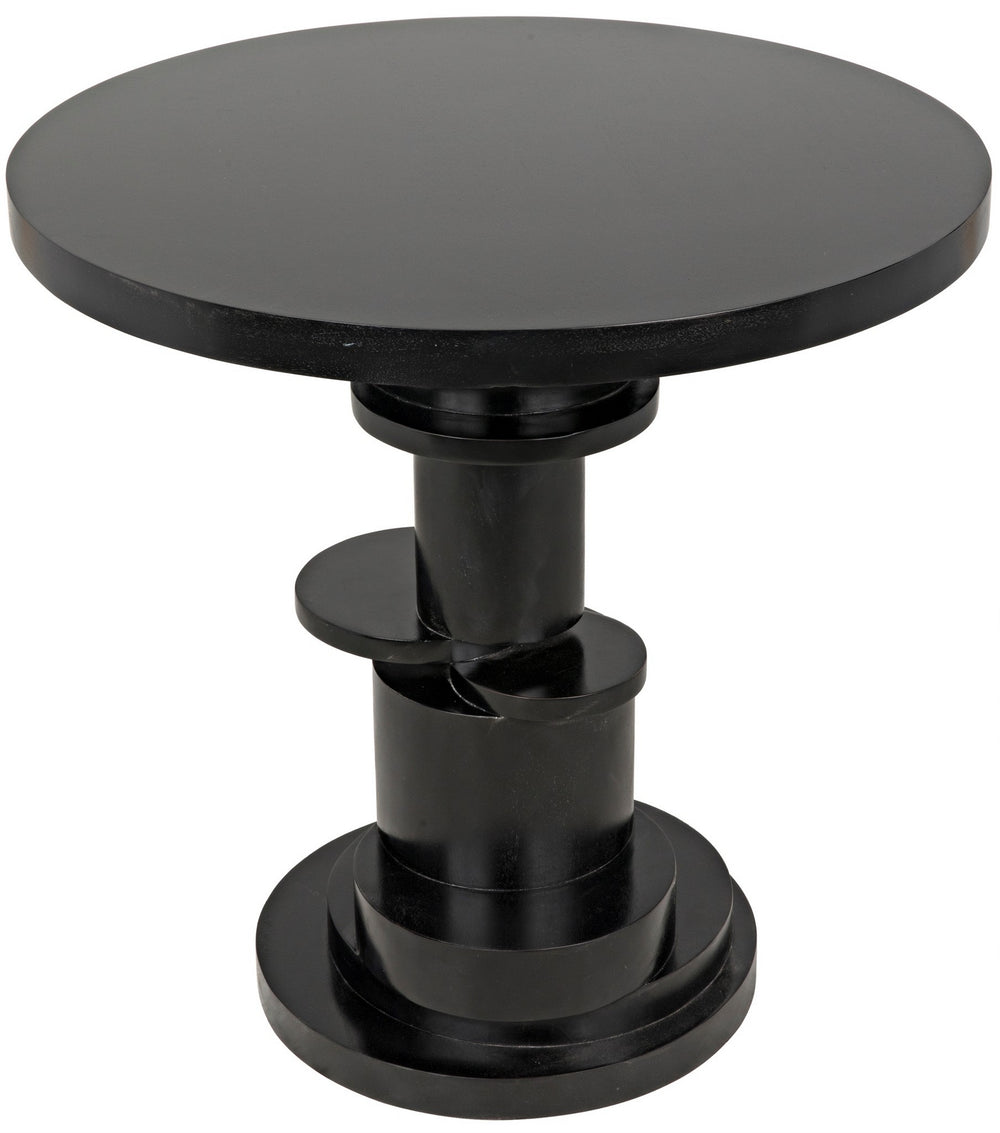 Hugo Side Table, Hand Rubbed Black