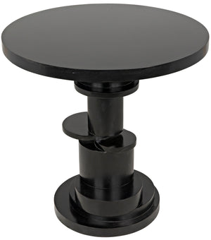 Hugo Side Table, Hand Rubbed Black