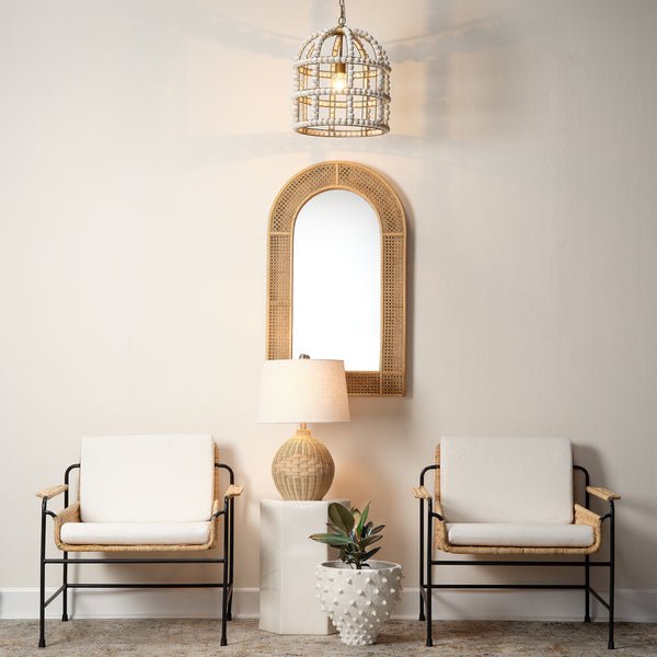 Cape Rattan Table Lamp, Natural