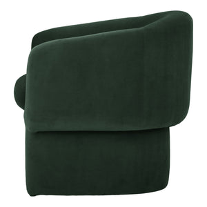 Moe's Franco Chair in Dark Green