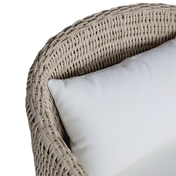 Fae Outdoor Dining Chair in White