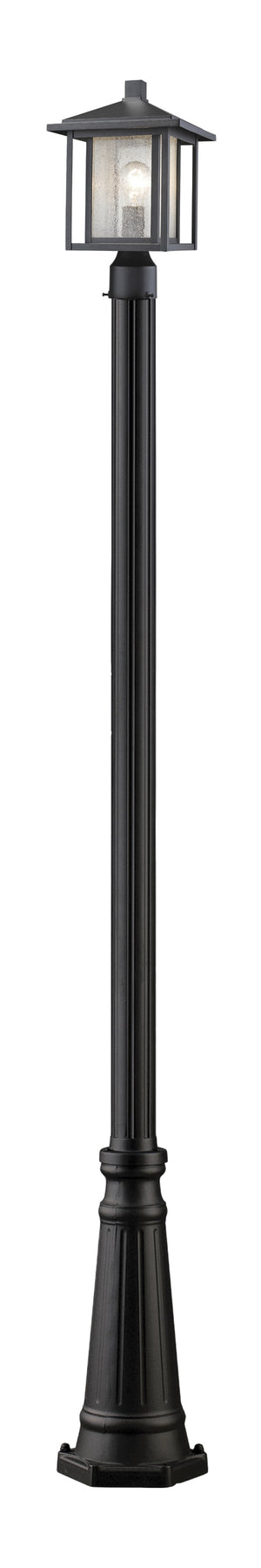 Aspen 1 Light Outdoor in Black Finish