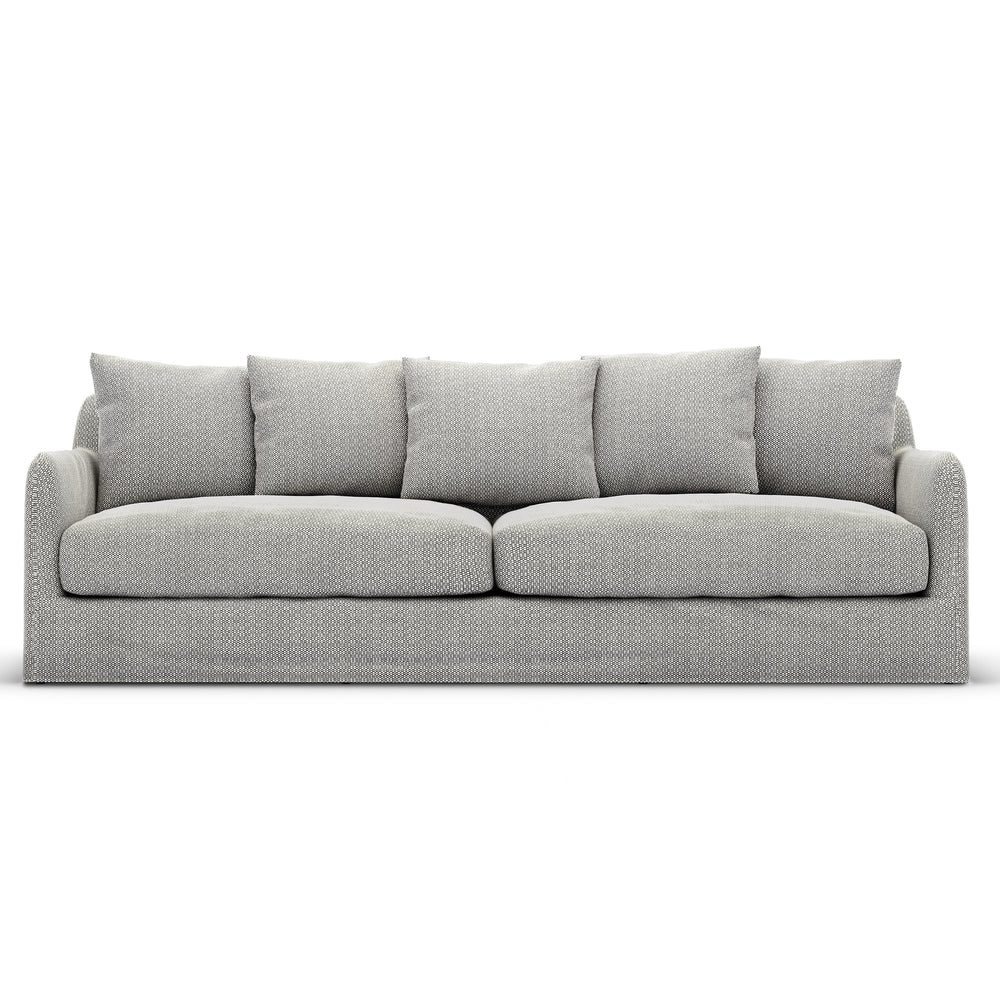Dade Outdoor Sofa In 90" In Faye Ash