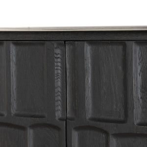 Ezri Cabinet - Black Oak