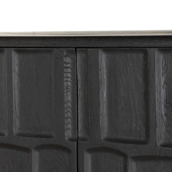 Ezri Cabinet - Black Oak