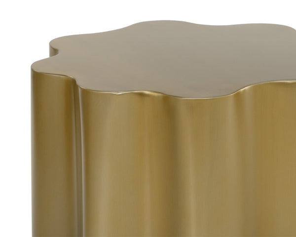 DAHLIA END TABLE - GOLD OMBRE