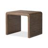 Leo End Table in Rustic Grey