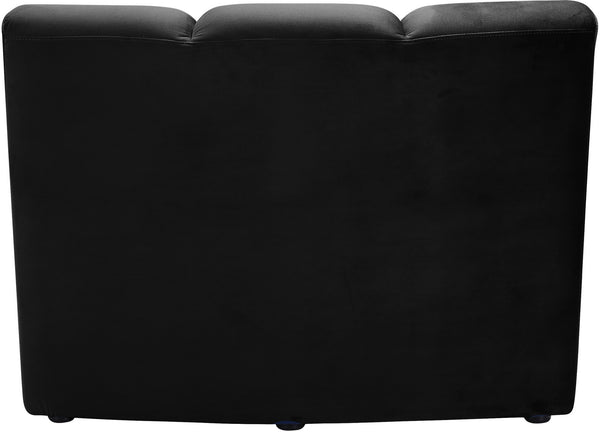 Lynda Modular Chair In Black Velvet
