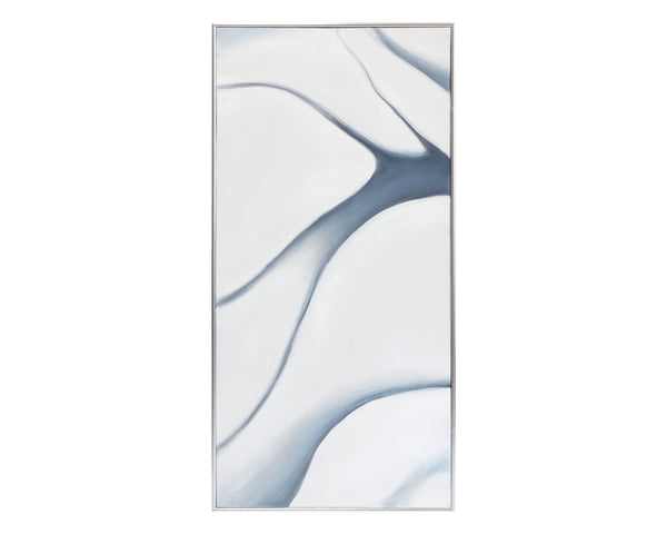 MEDITATION (SET OF 3) - 30" X 60" - SILVER FLOATER FRAME