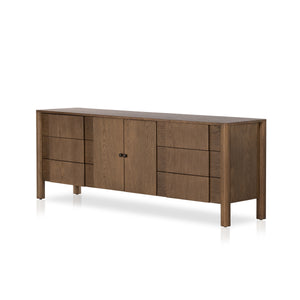 Pollard Media Console In Tan Oak