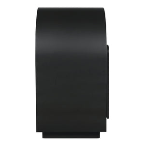 Salone Cabinet in Black with Reeded Glass
