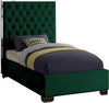 Priscilla Twin Bed In Green Velvet