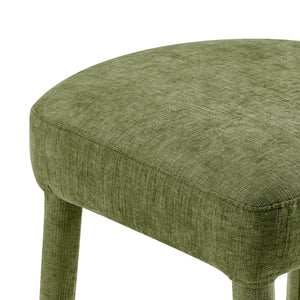 Rylee KD Chenille Backless Counter Stool, Millburry Green 