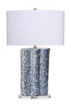 Flurry Ceramic Table Lamp with Linen Shade