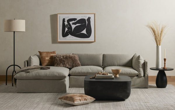 Merla Wood End Table In Tall In Black Wash Ash