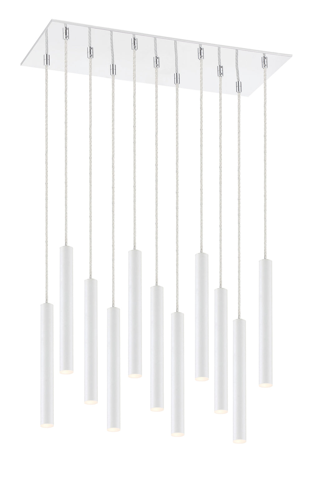 Forest 11 Light Island/Billiard in Chrome Finish
