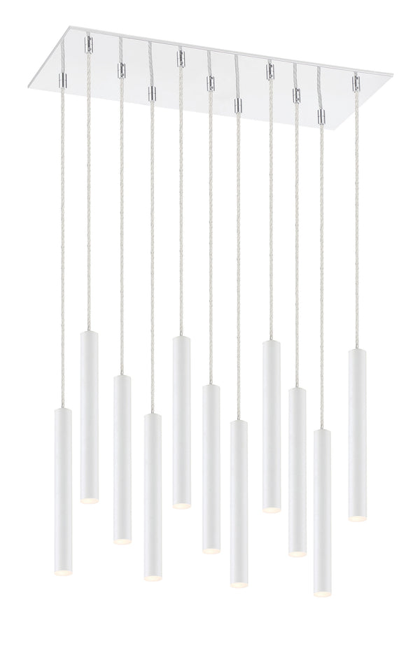 Forest 11 Light Island/Billiard in Chrome Finish